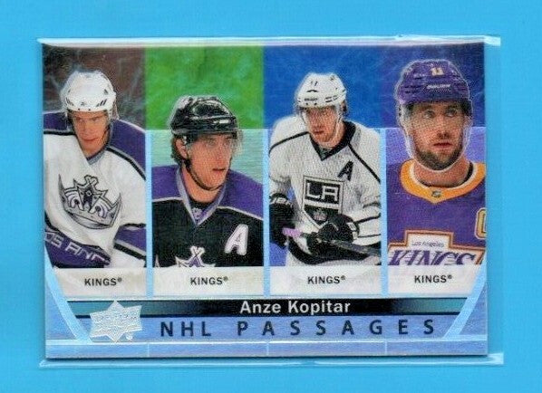 2021-22 UD series 2 Anze Kopitar  NHL PASSAGES  acetate PA-9 Los Angeles Kings