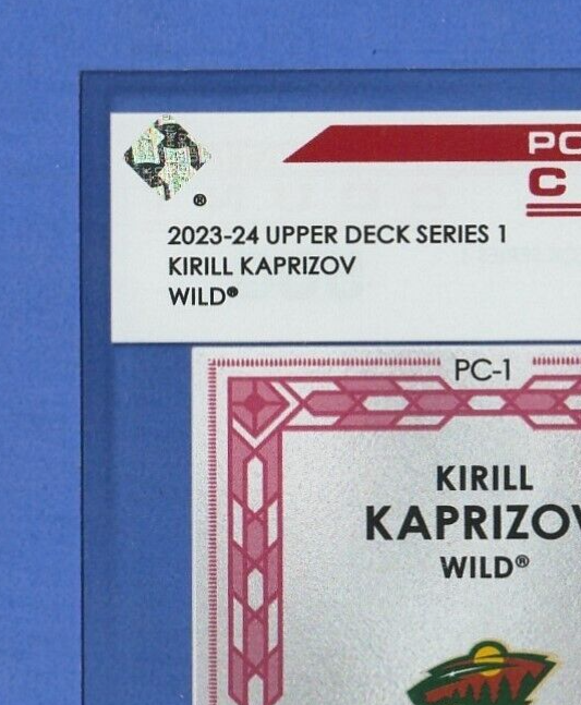 2023-24 UD Population Count 500  -  Kirill Kaprizov  -  Minnesota Wild   #PC-1