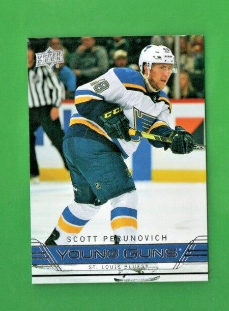 2021-22 Upper Deck Extended 2006-07 Retro Young Guns Scott Perunovich #T-87