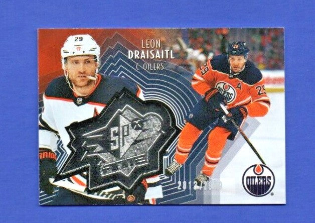 Leon Draisaitl  2021-22 UD Extended SPxFinite Radiance Silver #SF-20  2813/2999