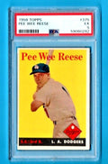 1958 Topps  - Pee Wee Reese   -  #375, PSA EX 5  Los Angeles Dodgers  - HOF