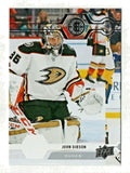 2019-20 UPPER DECK SERIES 2 Printing error card #426 JOHN GIBSON - Anaheim Ducks