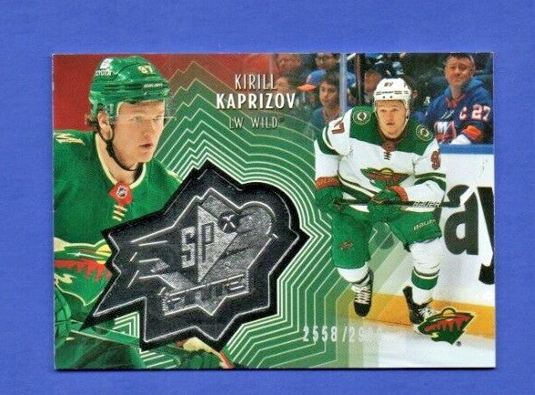 Kirill Kaprizov   2021-22 UD Ext. SPxFinite Radiance Silver #SF-25  2558/2999