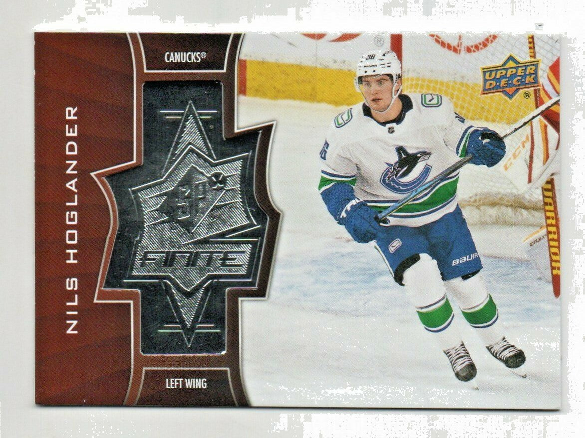 NILS HOGLANDER ROOKIE 0530/2999 2020-21 Upper Deck Extended  SPX FINITE #SF-50