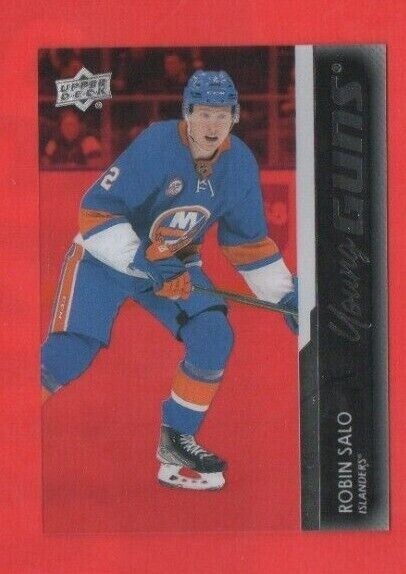 2021-22 Upper Deck Extended Series - #726 Robin Salo Clear Cut Young Guns