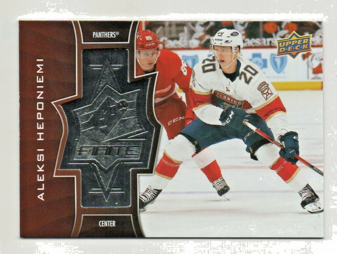 ALEKSI HEPONIEMI 2020-21 UPPER DECK EXTENDED SPX FINITE  2525/2999 ROOKIE SF-38