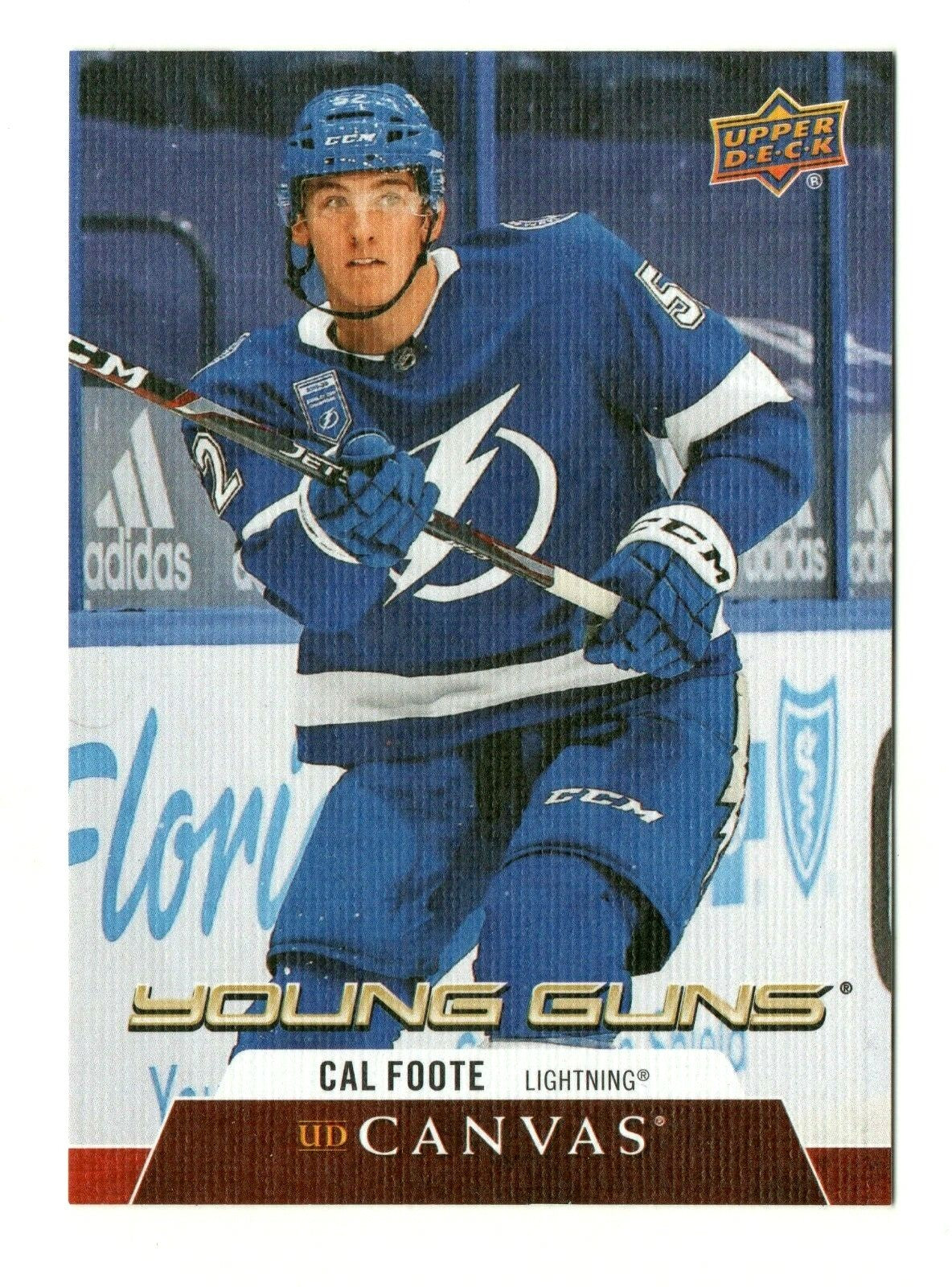 2020/21 UD Series 2 CANVAS "Young Guns" CAL FOOTE Rookie #C229 TAMPA BAY 