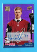 2020-21 Upper Deck Ext Series-Rookie Class AUTO Victor Soderstrom RC-17 Coyotes 