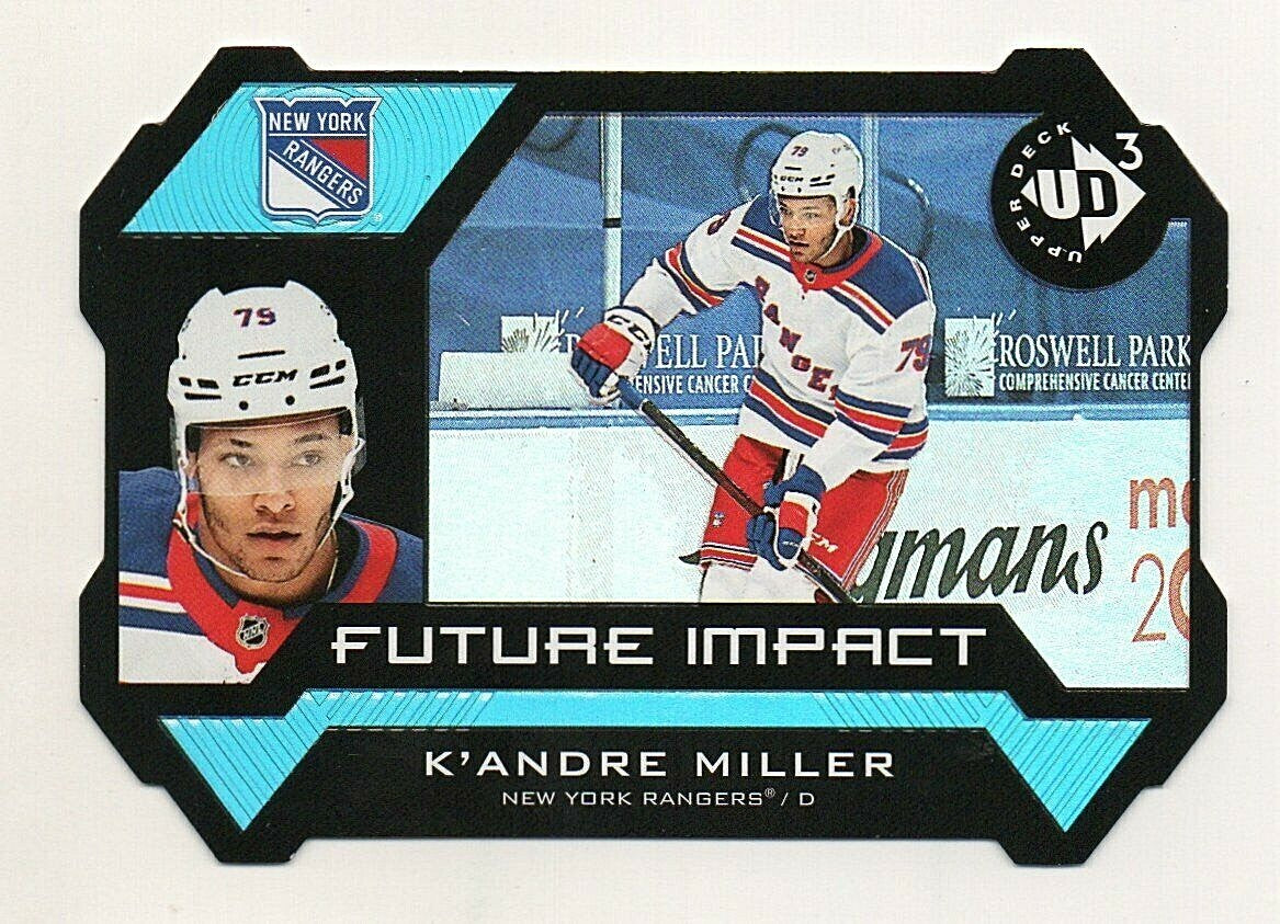  2020-21 upper deck extended series UD3 K'andre Miller Future impact - 0215/1000