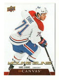 2020-21 Upper Deck Series 2 JAKE EVANS Young Guns UD CANVAS RC #C224 CANADIENS