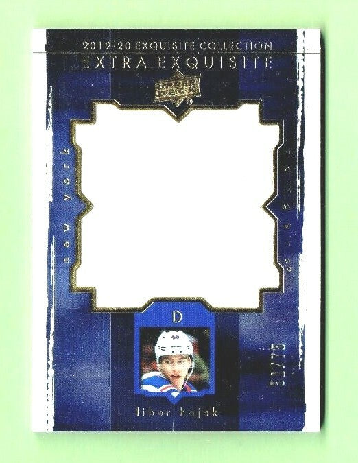 2019-20 Exquisite Collection Extra Exquisite LIBOR HAJEK  51/75 New York Rangers