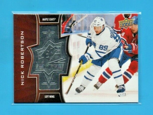 2020-21 Upper Deck Extended Spx Finite #SF-48 Nick Robertson Toronto - 0899/2999