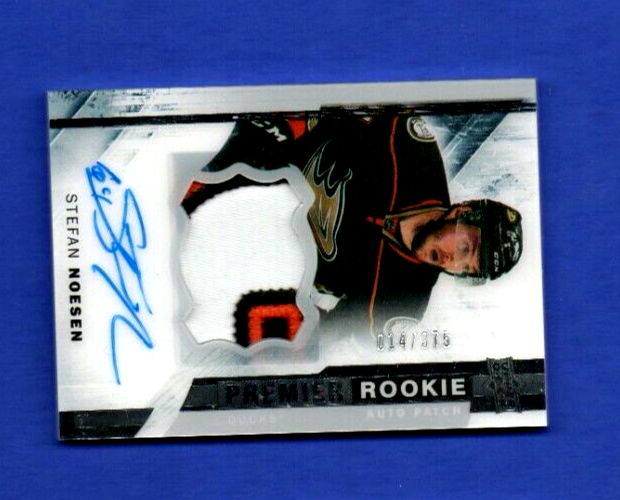 2015-16 UD Premier Stefan Noesen RPA RC Rookie Patch AUTO 014/375 UD RC #76