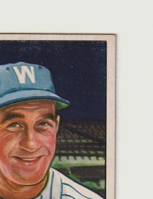 1951 Bowman #205:  -  MICKEY GRASSO   -   "Washington Senators"  NRMT-MT