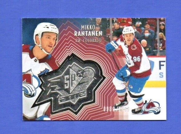 Mikko Rantanen  2021-22 UD Extended SPxFinite Radiance Silver #SF-14  0989/2999