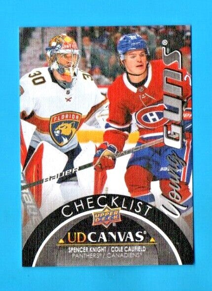 CHECKLIST 2021-22 UpperDeck Series 2  Young Guns Canvas BLACK  SSP #C240