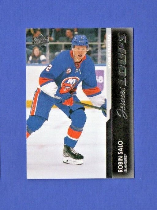 2021-22 UD Extended French Young Guns Rookie Jeunes Loups Robin Salo #726 SP