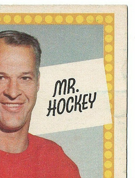 1969-70 OPC O PEE CHEE # 193 GORDIE HOWE RARE WITH/NO MR HOCKEY 