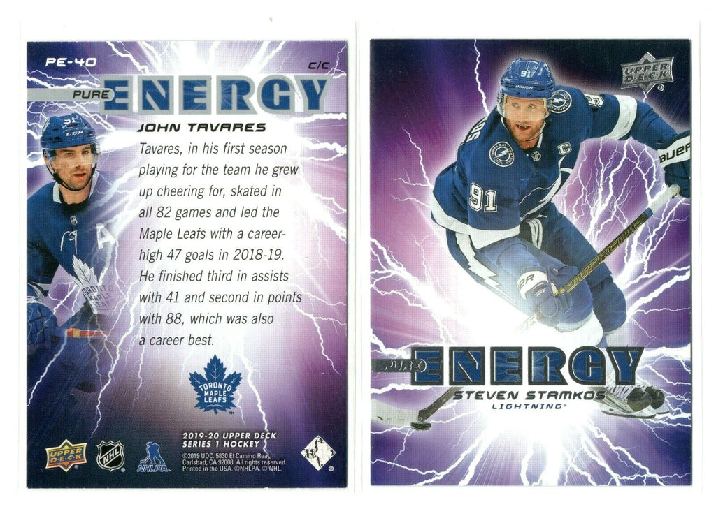 2019-20 Upper Deck Hockey PURE ENERGY Inserts U Pick  Free Combined  $0.99 each