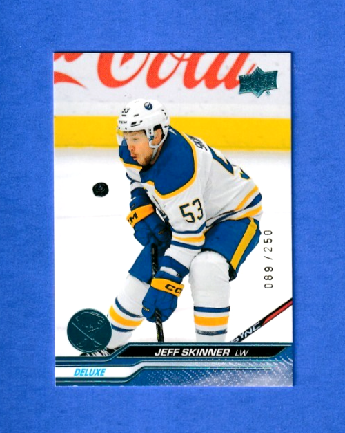 2023-24 Upper Deck Series 2 Deluxe 089/250  Jeff Skinner #270  -  Buffalo Sabres