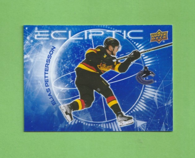 2023-24  Upper Deck Series 2  Ecliptic Ec-3 - Elias Pettersson Vancouver Canucks