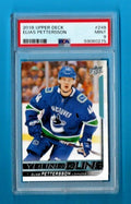 2018-19 Upper Deck Young Guns Elias Pettersson #248 Rookie Card RC#4  PSA 9 Mint