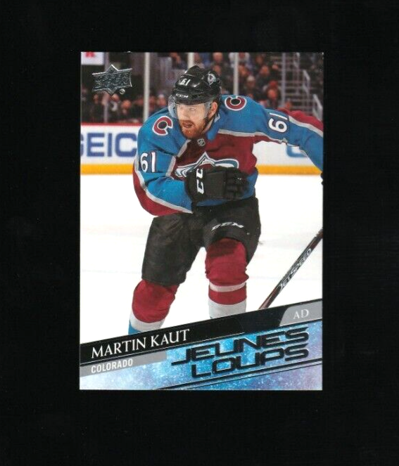 2020-21 Upper Deck  -  JEUNES LOUPS  -  Martin Kaut   -  Colorado Avalanche #217