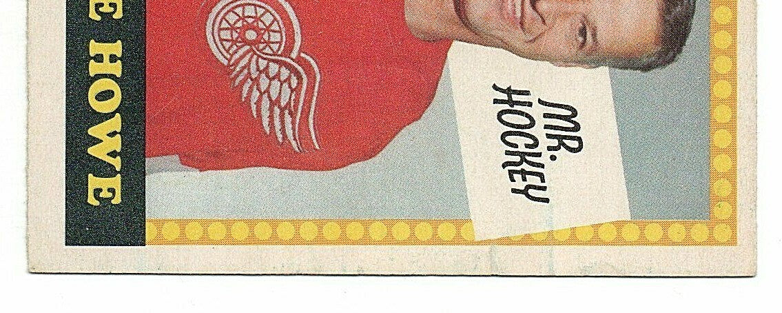 1969-70 OPC O PEE CHEE # 193 GORDIE HOWE RARE WITH/NO MR HOCKEY 
