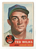 1953 Topps Set Break # 101 Ted Wilks EX-EX+ - Cleveland Indians