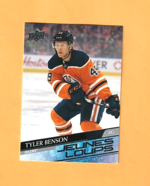 Tyler Benson 2020-21 Upper Deck Young Guns  French Jeunes Loups RC #218 Edmonton