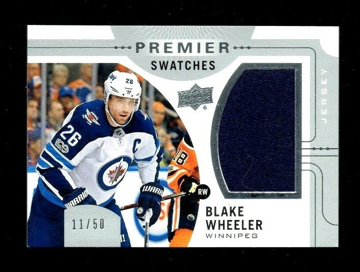 2017-18 Upper Deck Premier Premier Swatches #PS-BW BLAKE WHEELER  Winnipeg Jets