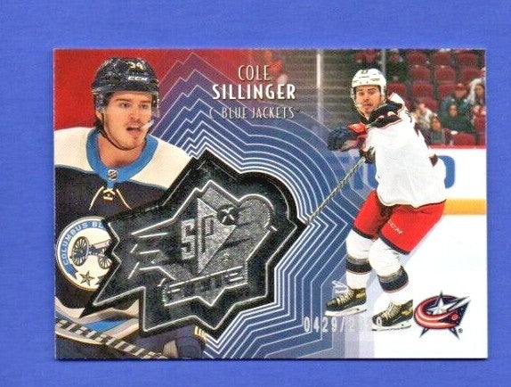 Cole Sillinger   2021-22 UD Extended SPxFinite Radiance Silver #SF-15  0429/2999