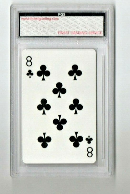 1977 Sports Deck Johnny Bench HOF FGS Gem Mint 10 card  Cinci -Reds   8 of clubs