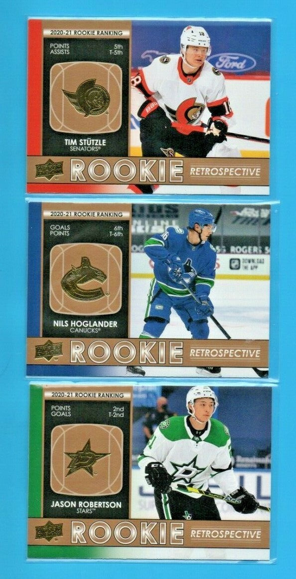 2021-22 Upper Deck Series 1 Rookie   - GOLD - ROOKIE  Retrospective  -   U-Pick