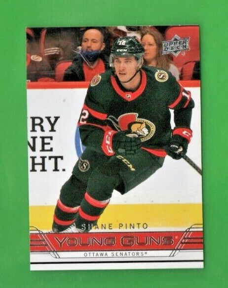 2021-22 upper deck extended young guns retro tribute T-79 Shane Pinto
