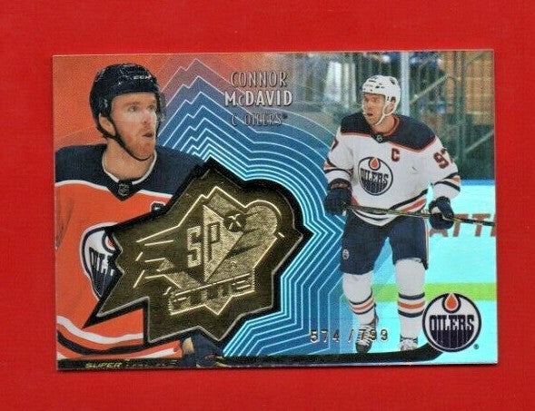 Connor McDavid  2021-22 UD Extended SPxFinite Radiance (GOLD)   # SF-19  574/799