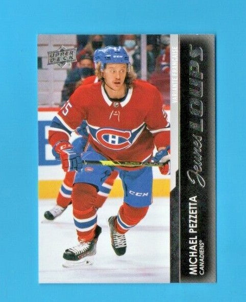 2021-22 Upper Deck Extended Jeunes Loups MICHAEL PEZZETTA Rookie MONTREAL