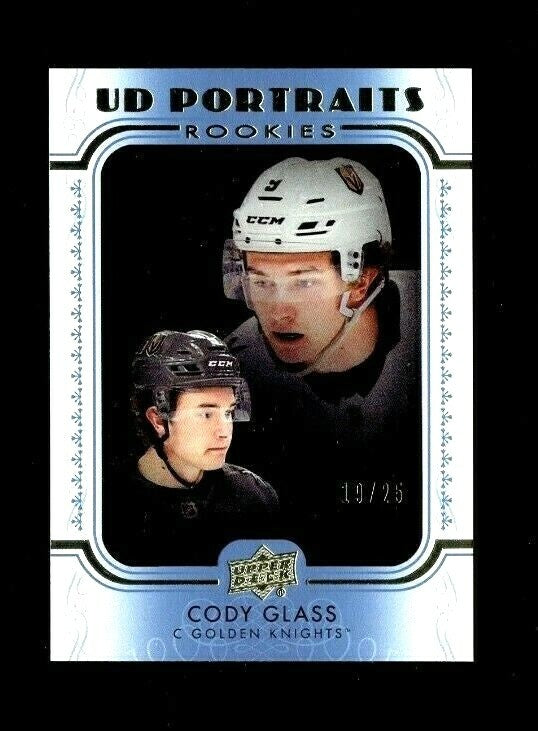  2019-20 Series 2 Portraits Platinum Blue Foil Rookie P-93  CODY GLASS 19/25
