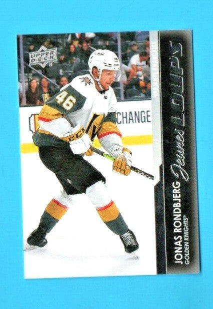 Jonas Rondbjerg 2021-22 Upper Deck Series 2  French Young Guns JEUNES LOUPS #460