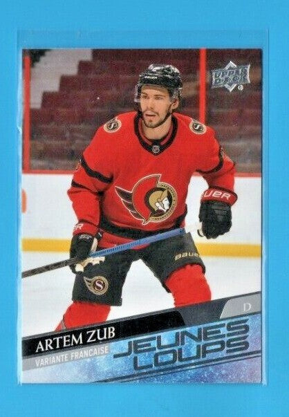 Artem Zub  2020-21 Upper Deck Young Guns French Jeunes Loups #710 - Senators