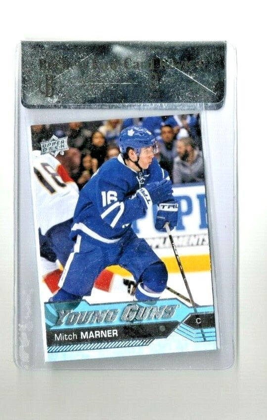 2016-17 UPPER DECK #468 YOUNG GUNS ROOKIE  MITCH MARNER - RAW 9 Card review Leaf