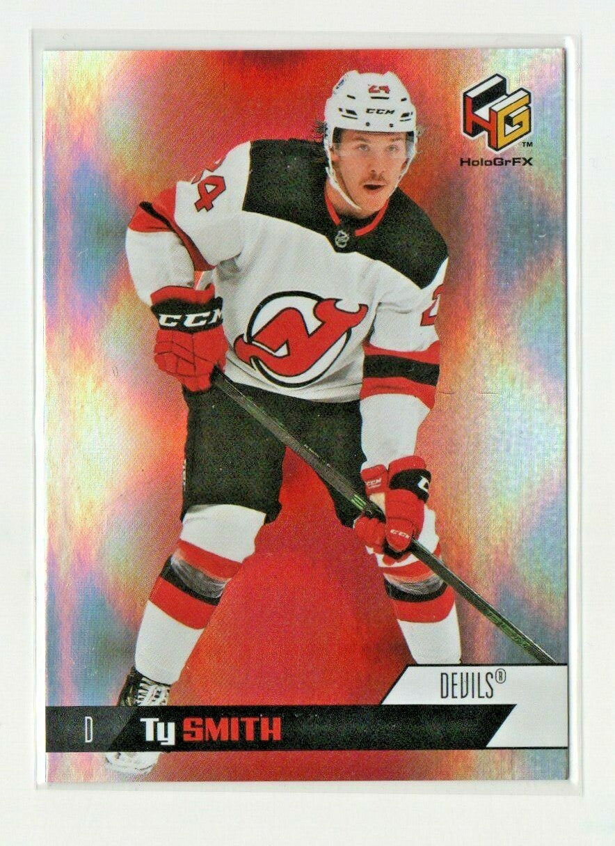 TY SMITH - 2020/21 UPPER DECK EXTENDED SERIES HoloGrFx Silver  ROOKIE