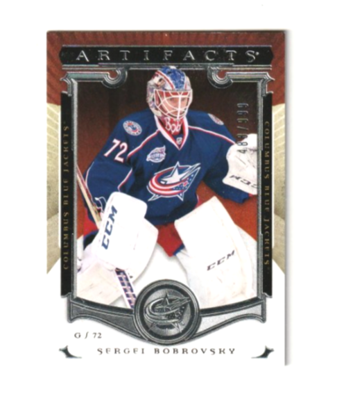 2015-16 Upper Deck Artifacts Stars 488/999 Sergei Bobrovsky #111  Columbus B.J.