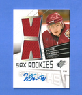 2008-09 SPx Rookies Jersey  Autograph #164  -  Viktor Tikhonov  -  RC    014/999