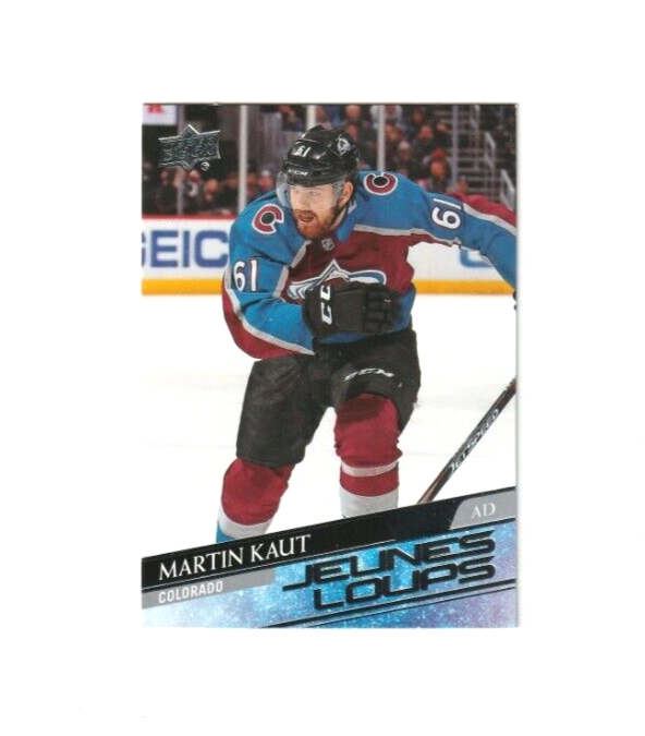 2020-21 Upper Deck  -  JEUNES LOUPS  -  Martin Kaut   -  Colorado Avalanche #217