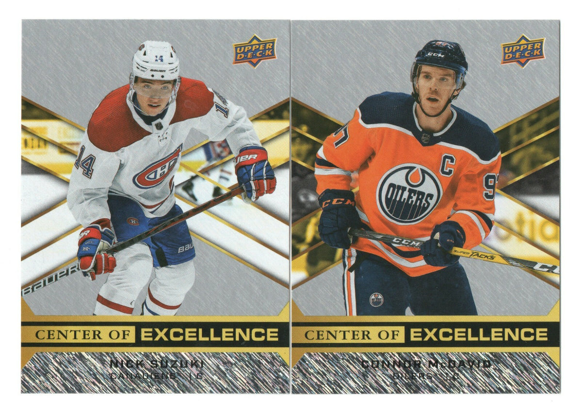 Upper Deck 2020-21 Overtime - Complete Center Of Excellence Inserts Set (CE1-20)