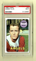 1969 Topps Baseball #32 - Sammy Ellis - California Angels Pitcher - PSA 7 NRMT