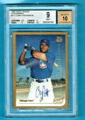 1999 Topps Traded Autographs #T17 Corey Patterson Rookie Beckett 9 MINT -AUTO 10