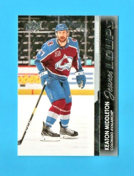 Keaton Middleton 2021-22 Upper Deck Young Guns French Jeunes Loups RC Card  #211