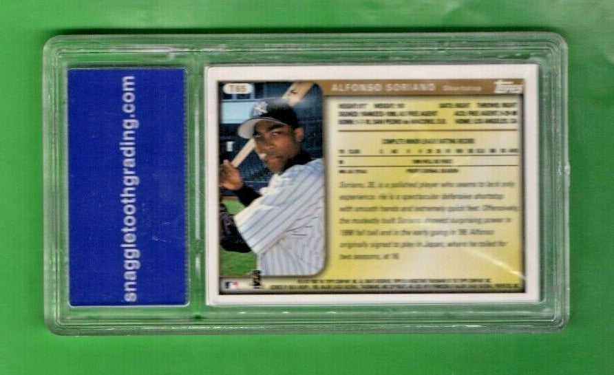 1999 Topps Traded Alfonso Soriano Rookie RC #T65 PSA 10 Yankees Graded GEM MT 10